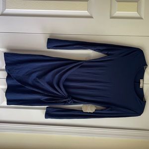 Altar’d State Tatia blue wrap mini dress